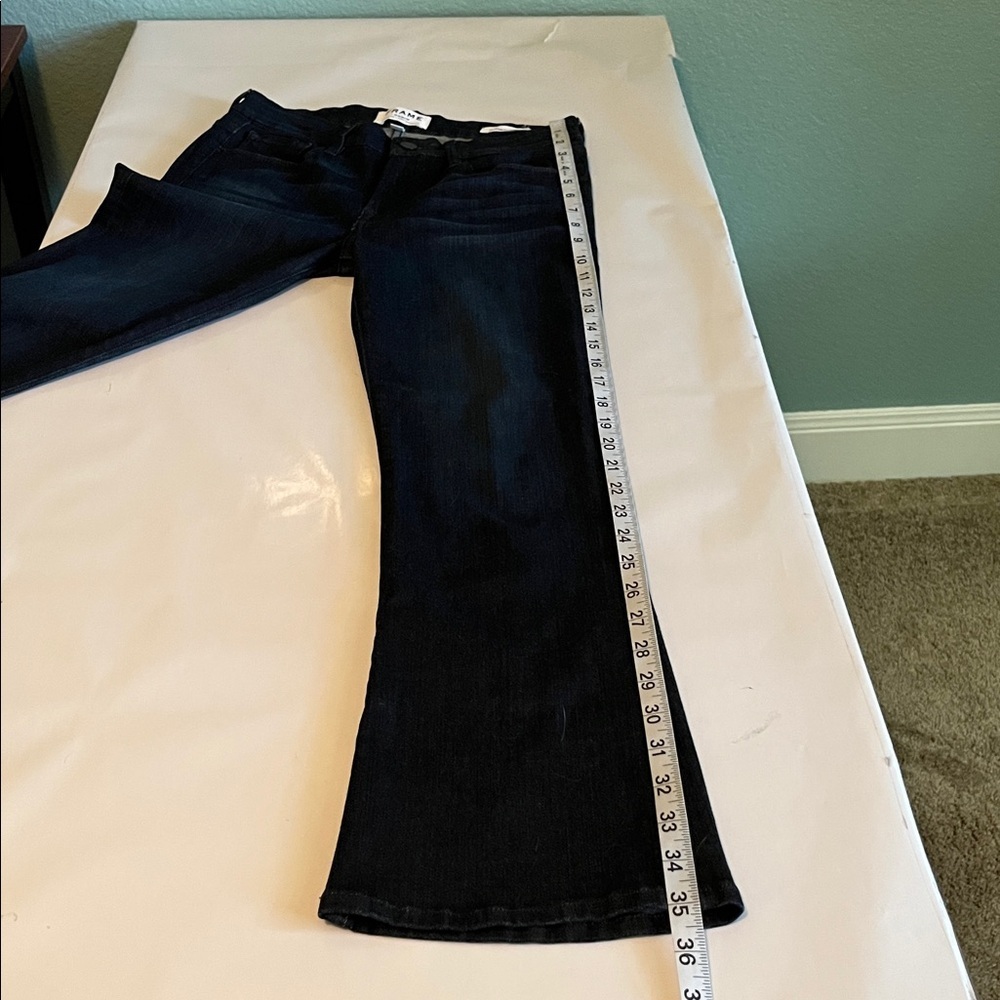 Frame Denim Le Crop Mini Boot Mid Rise Size 27 - Picture 9 of 16